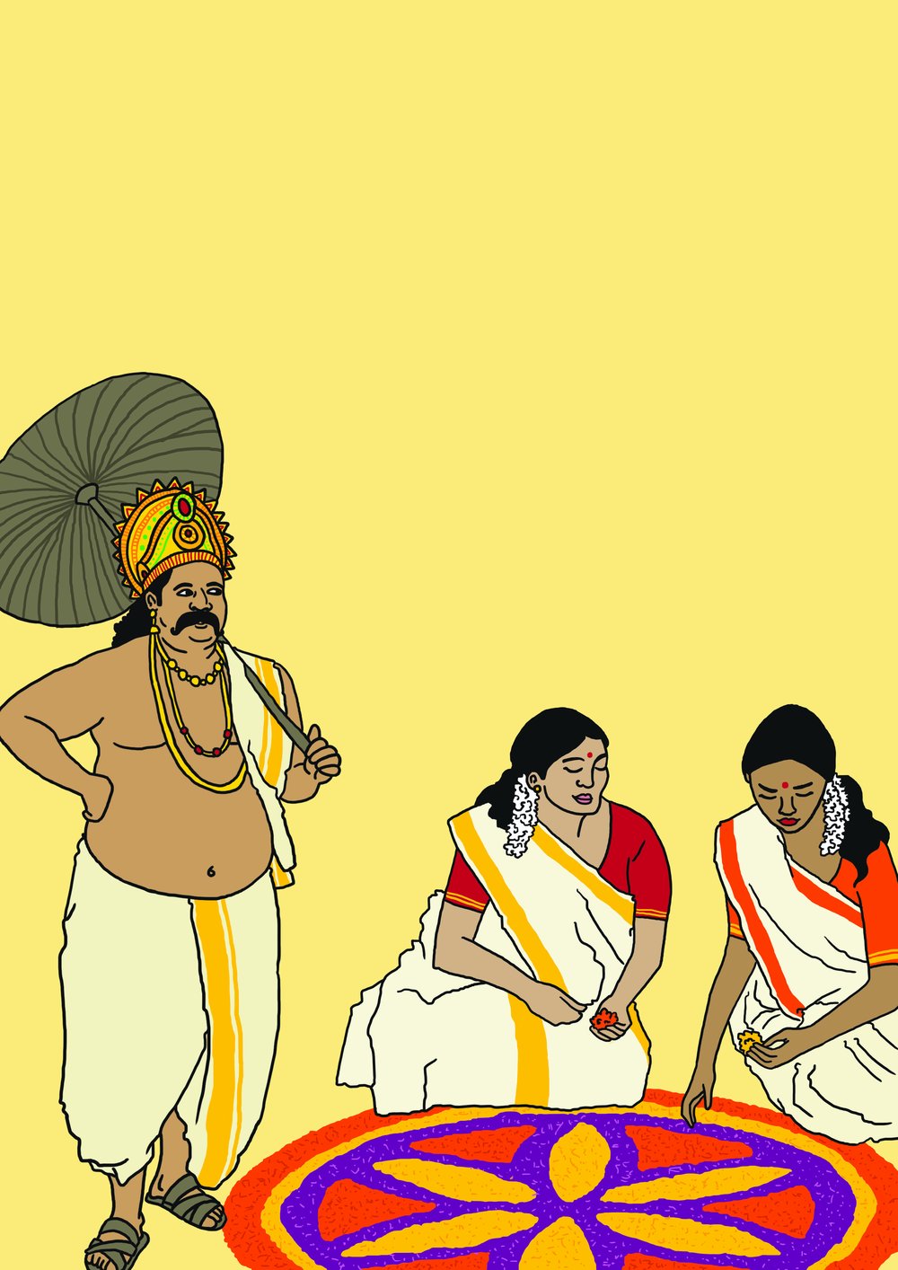 Festive Kerala food