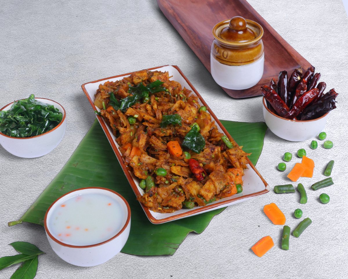 Vegetable Kothu-Porotta